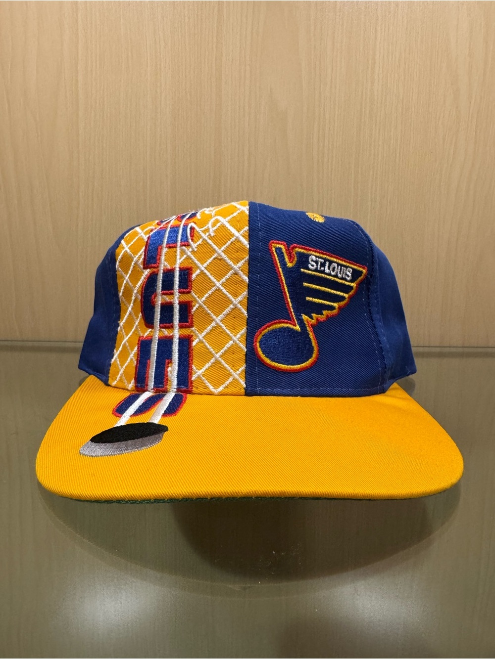 Vintage 90’s Logo 7 St Louis Blues NHL Hockey SnapBack Hat brand new